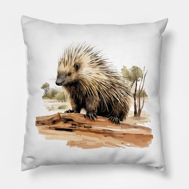 Porcupine Pillow by zooleisurelife