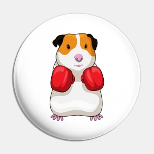 Guinea pig Boxer Boxing gloves Pin