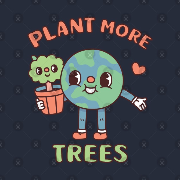 Cute Earth With Tree Pot Plant More Trees by rustydoodle