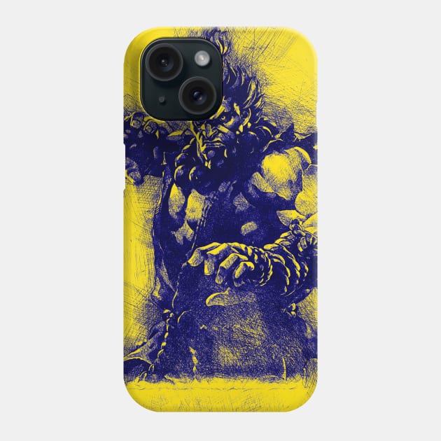 Akuma Pen Art Phone Case by Blind Man Studio