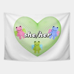 she/her pronouns Tapestry