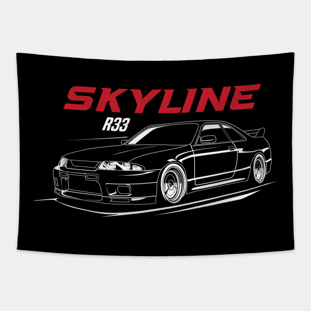 Nissan Skyline R33 Tapestry by JDMAPEX