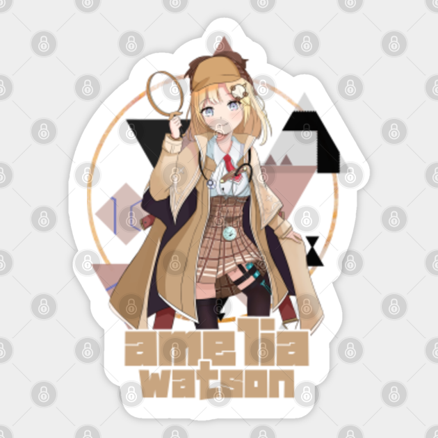 Hololive En Watson Amelia Watson Amelia Sticker Teepublic Hello i'm an english vtuber my name is jenta. hololive en watson amelia