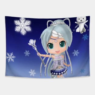 Snow Miku 2019 Nendroid Version (Self Design) Tapestry