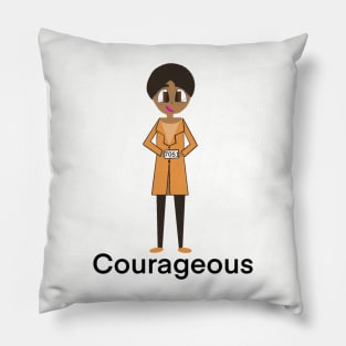 Rosa Parks is Courageous Pillow