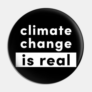 Climate change is real Pin