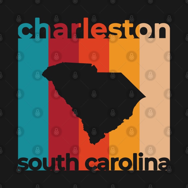 Charleston South Carolina Retro by easytees