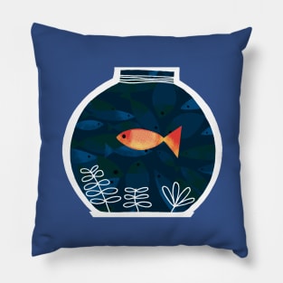 Lonely Goldfish Pillow