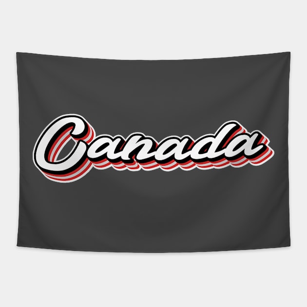 Canada Flag Tapestry by TrickyGraphics