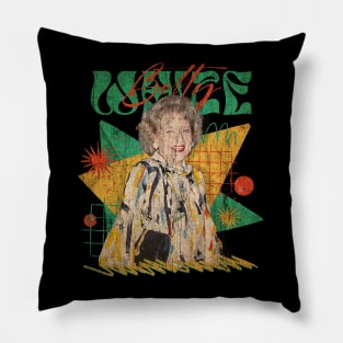 VINTAGE POP RETRO -Betty White is GOlden- STYLE 70S Pillow