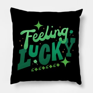 St Patricks' Day - Feeling Lucky Pillow