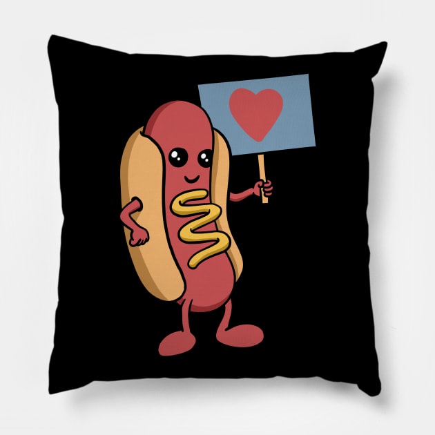 National Hot Dog Day Pillow by winwinshirt