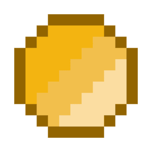 Gold Coin Coin Pixel Art T-Shirt