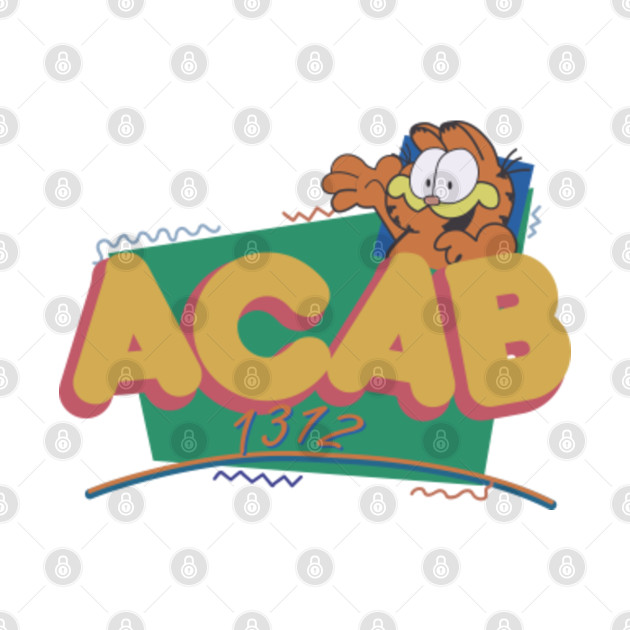 garfield says acab - Garfield - Phone Case