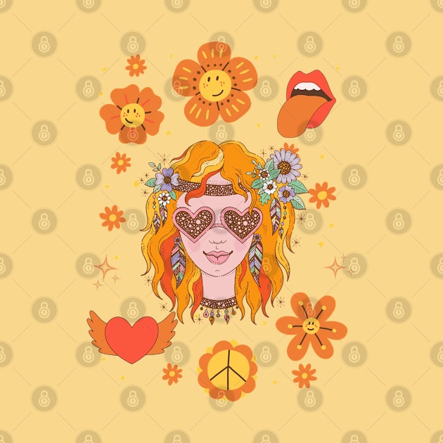 Hippie Girlie by Souls.Print