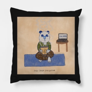 zen bear Pillow