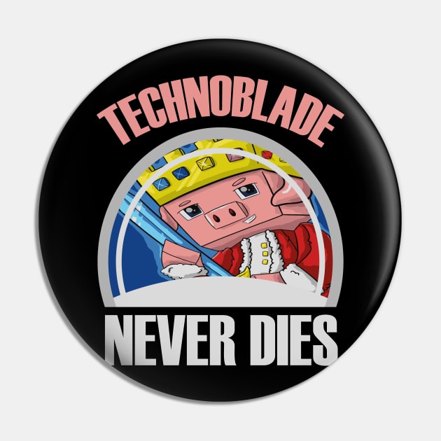 Technoblade Never Dies Pin by EleganceSpace