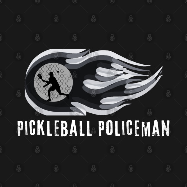 Policeman  pickleball player , fun shirt for the whole team ,group player by KIRBY-Z Studio