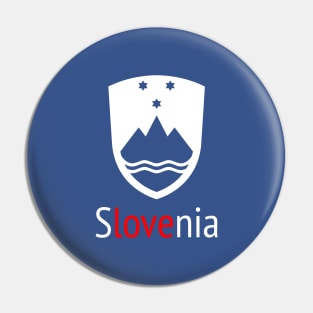 I love Slovenia Pin