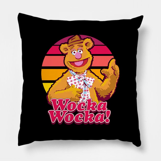 Wocka Wocka Fozzie Bear Muppets Pillow by VIQRYMOODUTO