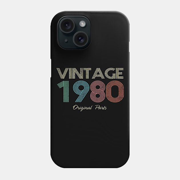1980 - Vintage Original Parts Phone Case by ReneeCummings
