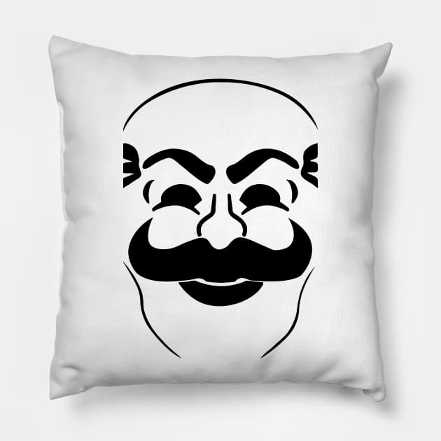 FSociety Mr Robot Pillow by Yellowkoong