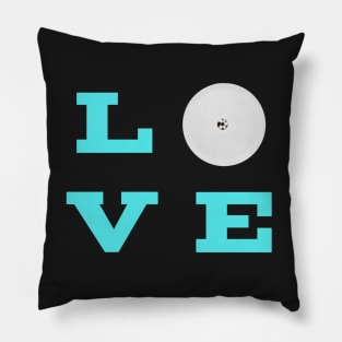 Love Libre - Teal Text Pillow