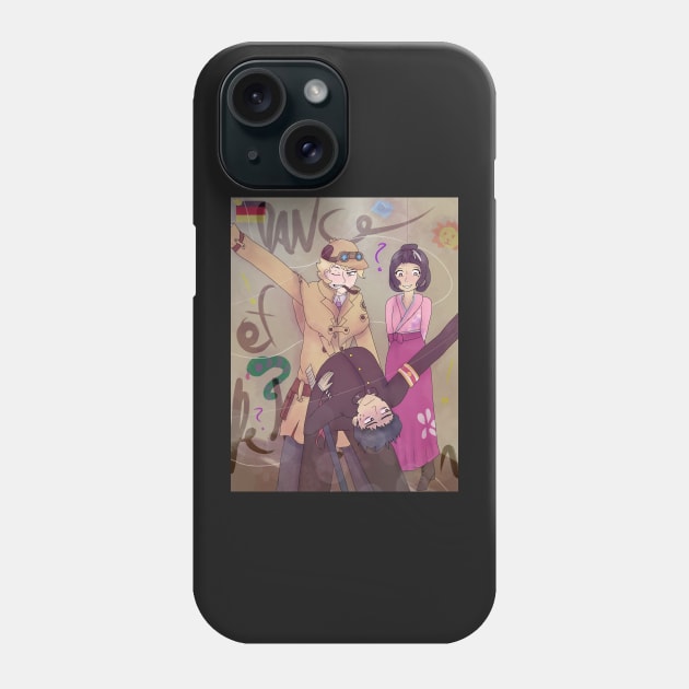 The Great Ace Attorney Dance Of Deduction Herlock Sholmes Art Print Phone Case by nhitori