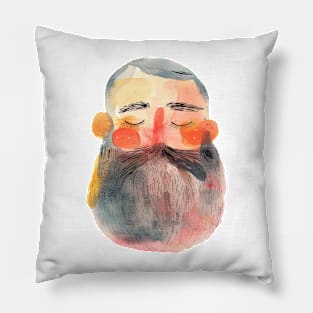 watercolor bear Pillow