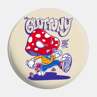 mr. gluttony Pin