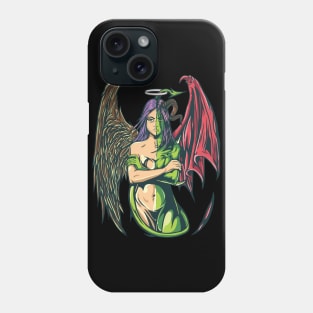 Half Angel - Half Devil Phone Case