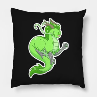 Green dragon Pillow