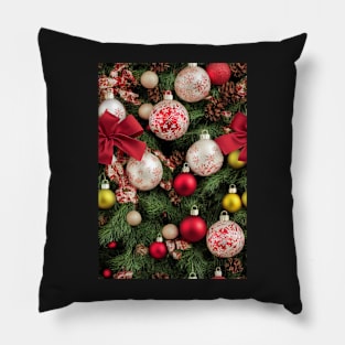 Christmas Seamless Pattern, Christmas Decorations #18 Pillow