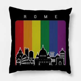 Rome LGBT Flag Pillow