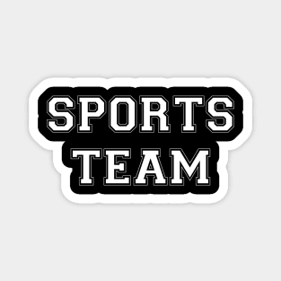 Sports Team (white) Magnet