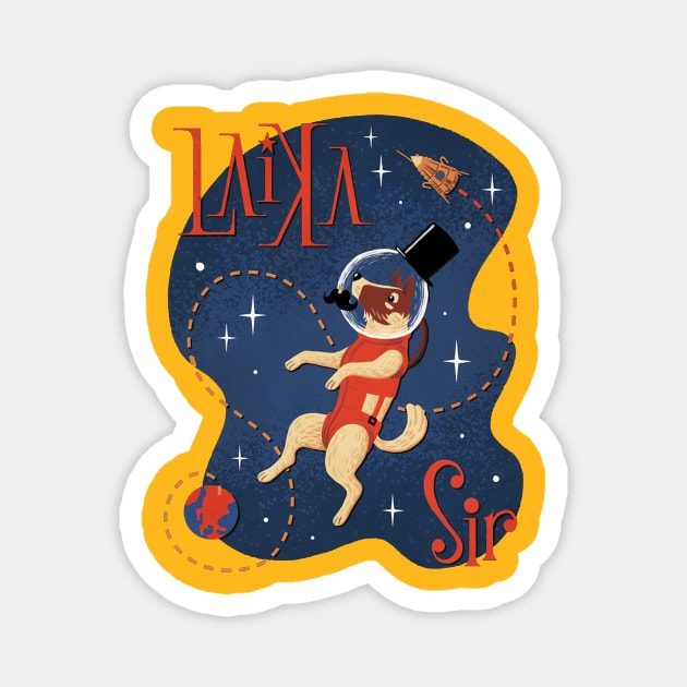 LAIKA Magnet by catherinebowerman