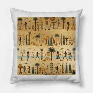 Ancient Egyptian Pattern 27 Pillow