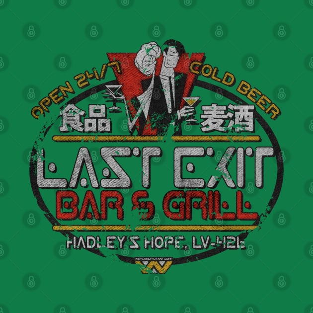 Last Exit Bar & Grill - Vintage by JCD666