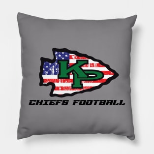 KP Chiefs Football (American Pride Arrowhead) Pillow