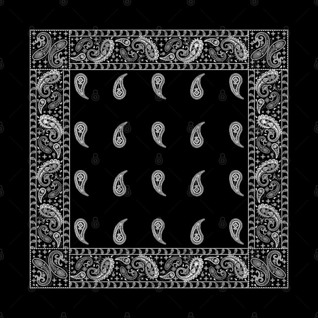 Paisley Bandana print by rlnielsen4