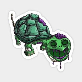 Zombie Turtle Magnet