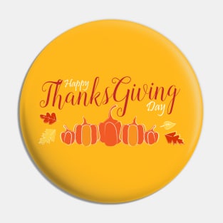 Happy Thanksgiving day Pin