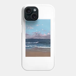 Ocean City Beach Painting Phone Case