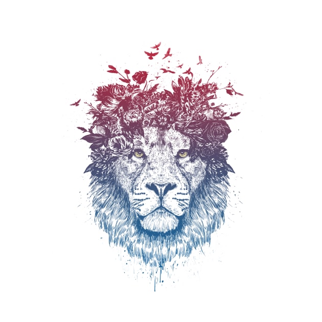 Floral lion III by soltib