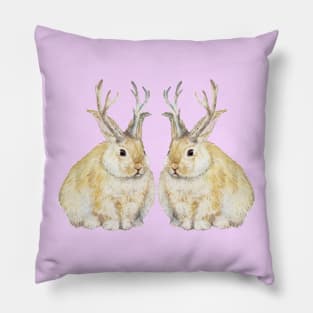 Grumpy Jackelope Pillow