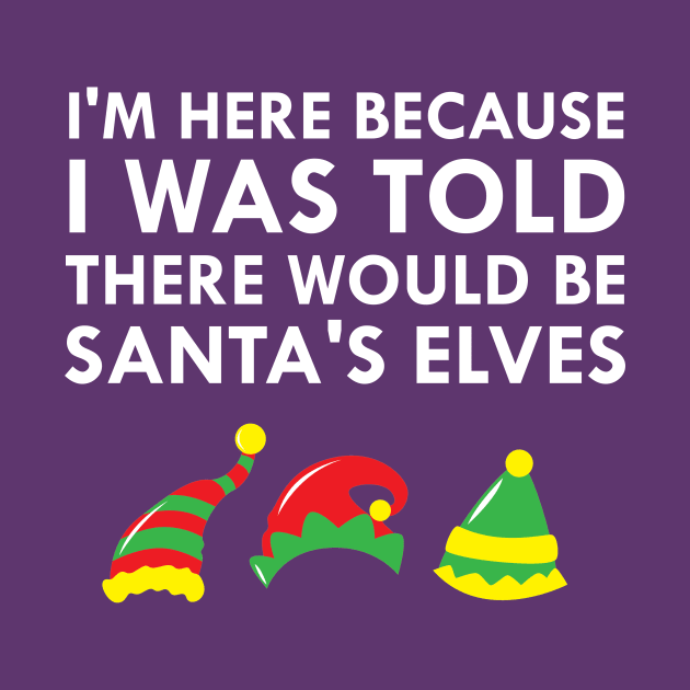 I Was Told There Would Be Santa's Elves Christmas Elf by FlashMac