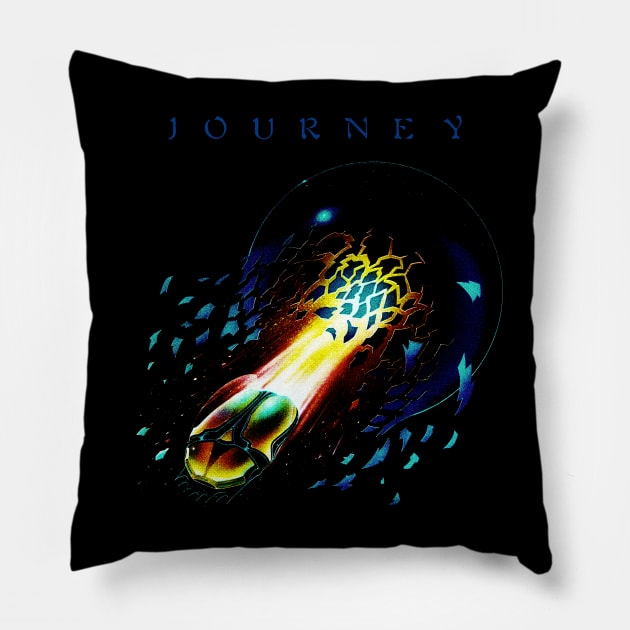 Journey Rock Band Pillow by PUBLIC BURNING