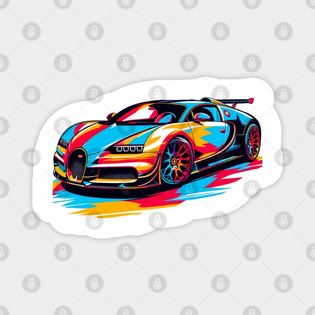 Bugatti Veyron Magnet by Vehicles-Art