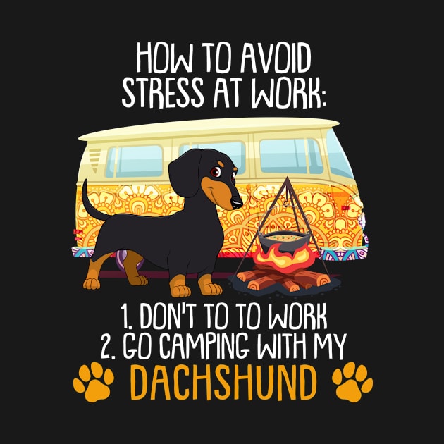 Camping With Dachshund To Avoid Stress by MarrinerAlex