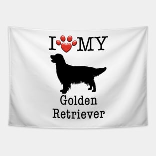 I love my Golden Retriever Tapestry